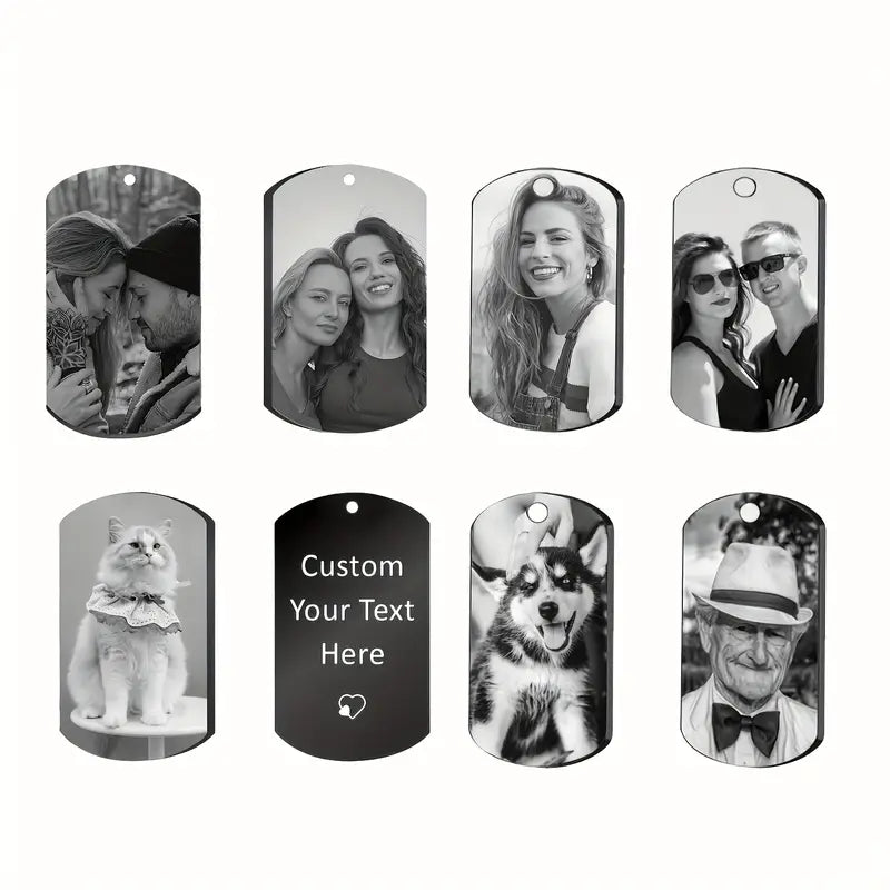Divine Diamond Gepersonaliseerde Tag Ketting